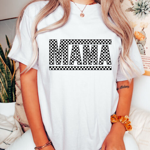 checkered mama shirt for mothers day vintage style retro mom life tee best mom ever gift for new moms gbd3c scaled