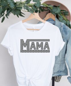 checkered mama shirt retro design for mothers day cute mom t shirt perfect for gifts and everyday wear ktec3