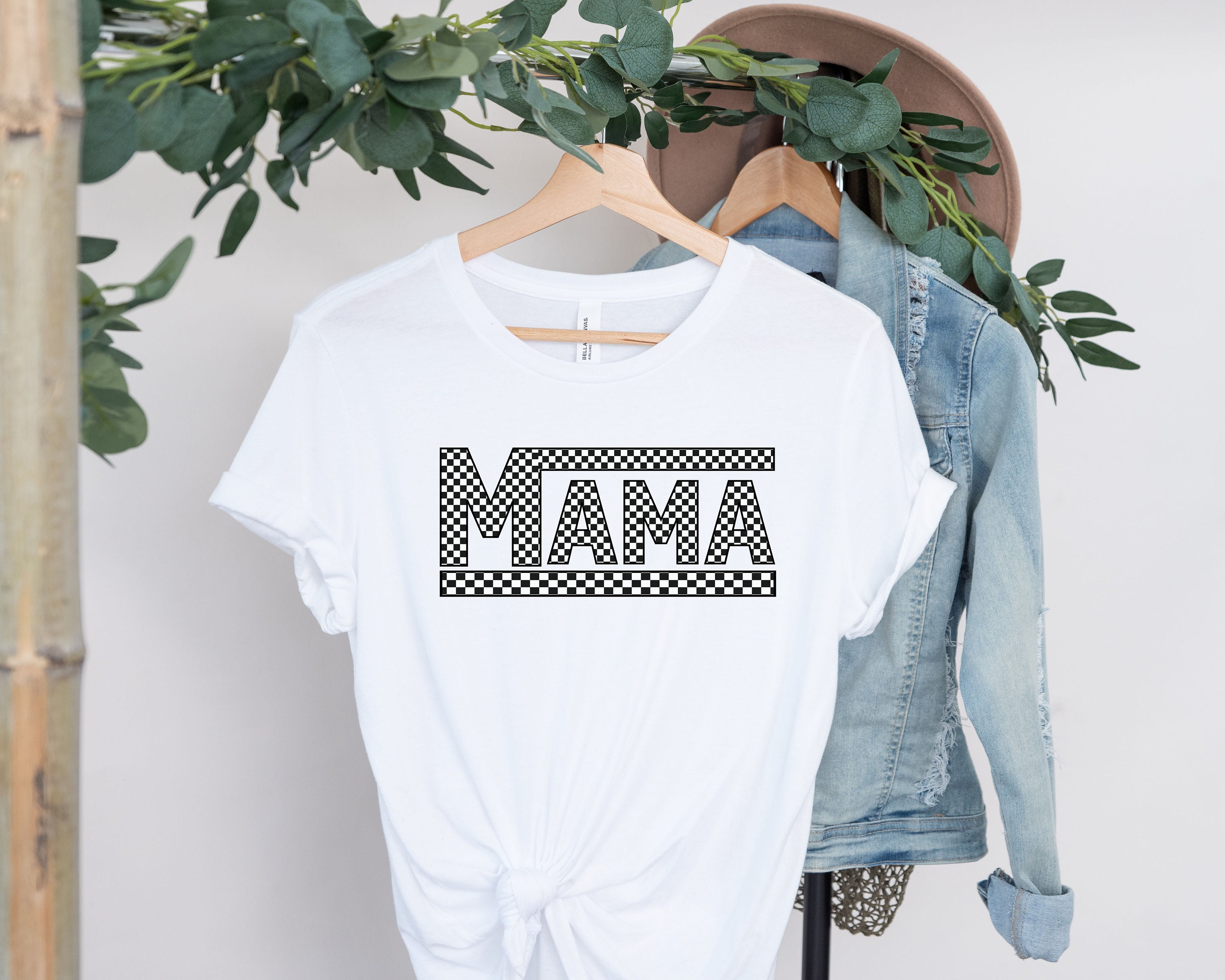 checkered mama shirt retro design for mothers day cute mom t shirt perfect for gifts and everyday wear ktec3 scaled