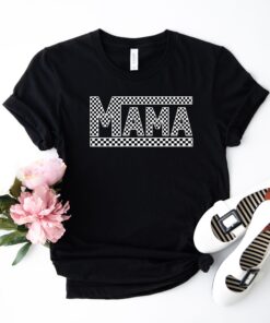 checkered mama shirt retro design for mothers day cute mom t shirt perfect for gifts and everyday wear tebxh