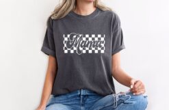 checkered mama shirt retro style mom life shirt funny motherhood sweatshirt for mothers day gifts vsaud