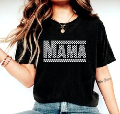 checkered mama shirt retro tee for moms trendy mothers day gift cute mom life t shirt best mom ever apparel bn45z