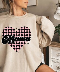 checkered mama sweatshirt and tee retro mom shirt for mothers day cute and funny mom life apparel 32ufa