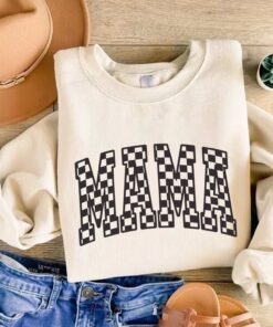 checkered retro mama shirt for mothers day cute mama tee and mama to be t shirt best mom ever gift idea vktay