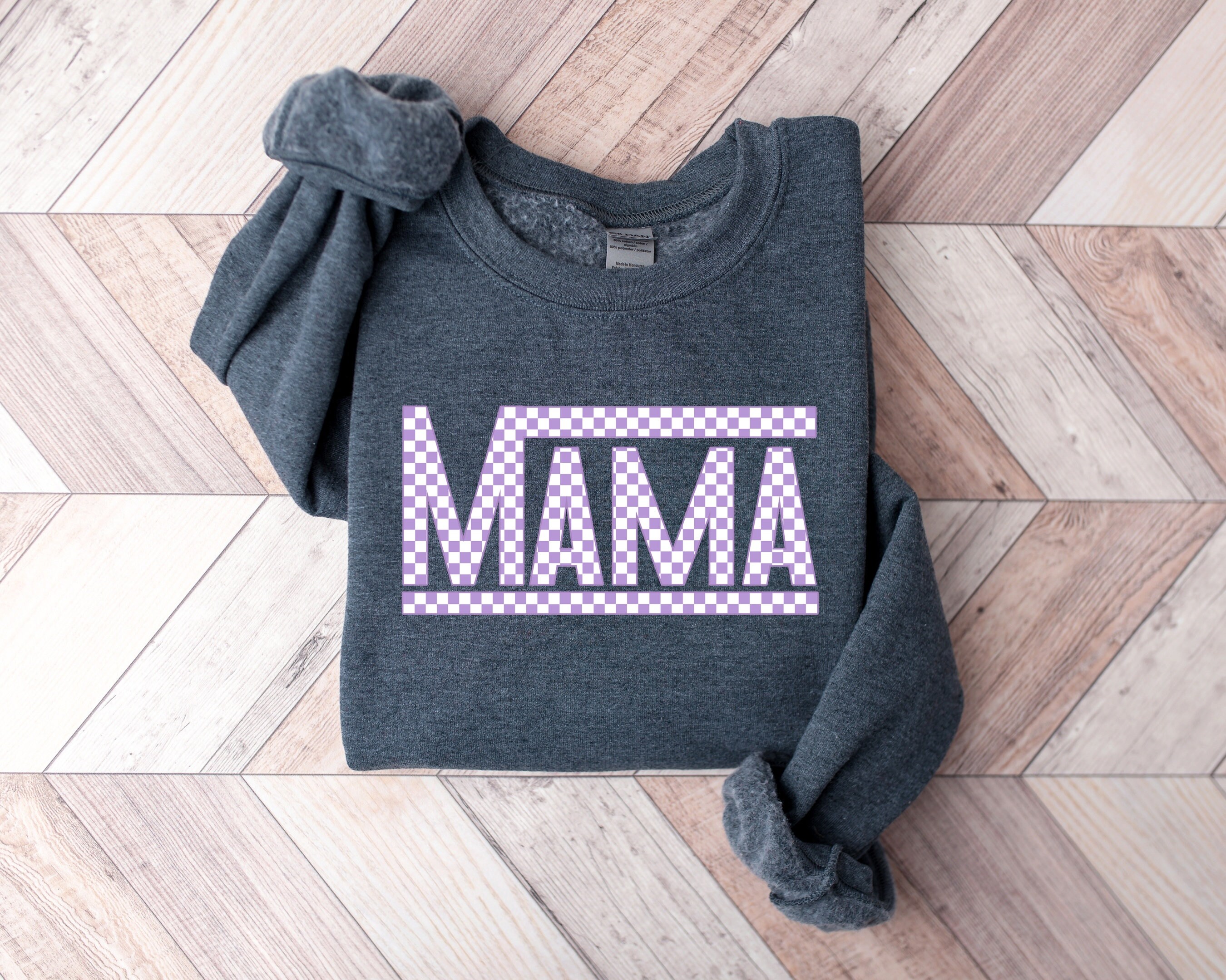 checkered retro mama sweatshirt and t shirt for mom life vintage style best mom ever gift for christmas rxtje scaled