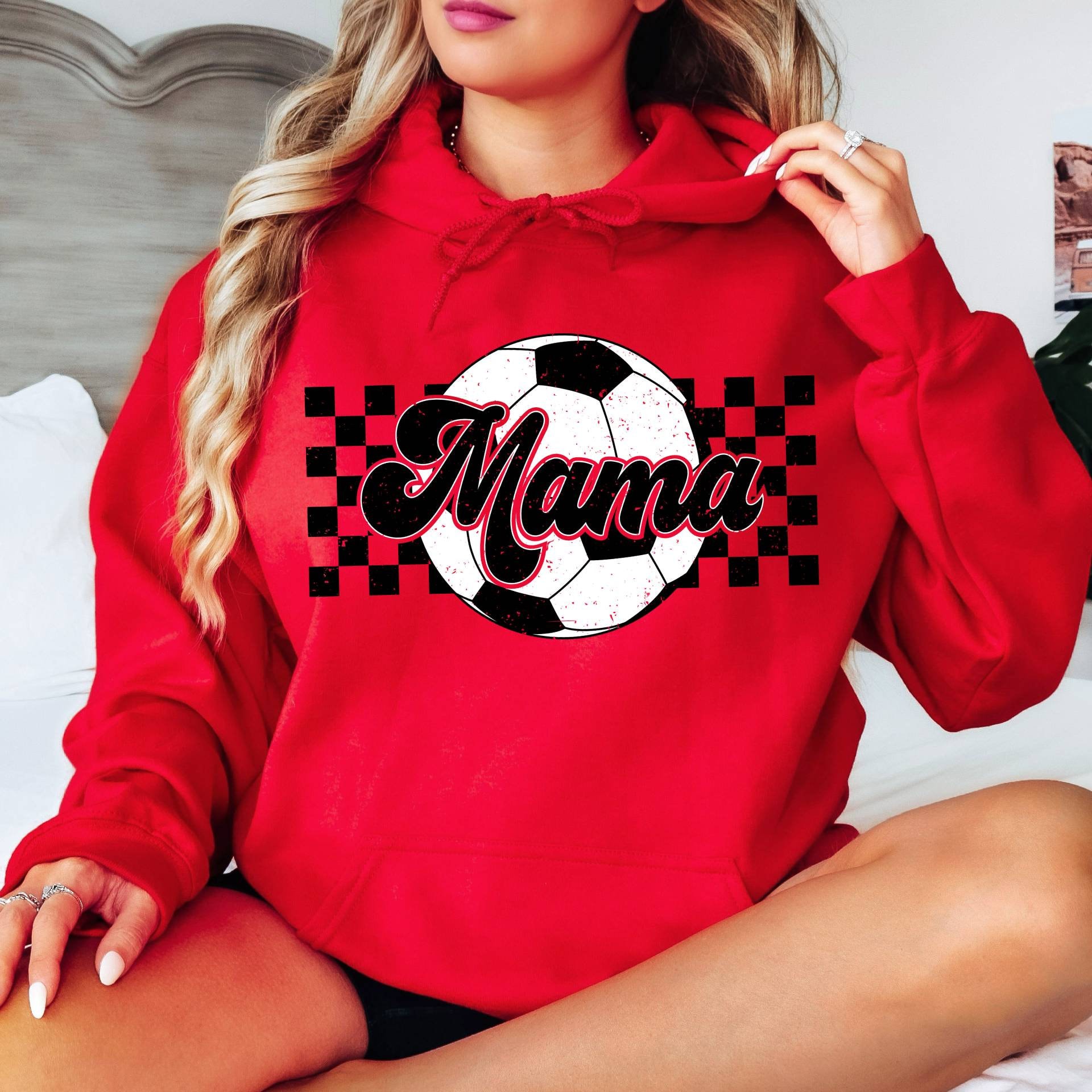 checkered soccer mom hoodie retro style for soccer season and game days comfortable soccer mama apparel ows8v