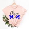 Cheer Mom Shirt for Game Day Sports Moms Cute Mom Life T-Shirt Unique Mothers Day Gift for Best Mom Ever