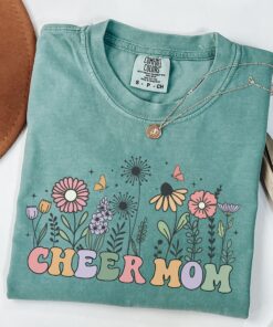 cheer mom shirt wildflower t shirt for cheer lovers personalized cheer mom gifts and cheer recital shirts 9gpwe