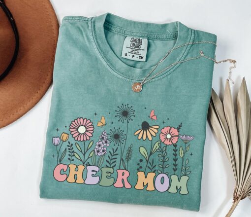 cheer mom shirt wildflower t shirt for cheer lovers personalized cheer mom gifts and cheer recital shirts 9gpwe