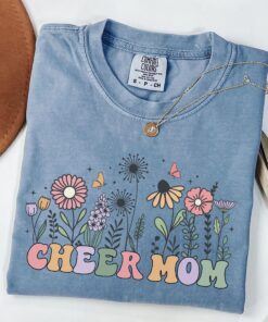 cheer mom shirt wildflower t shirt for cheer lovers personalized cheer mom gifts and cheer recital shirts ghdif