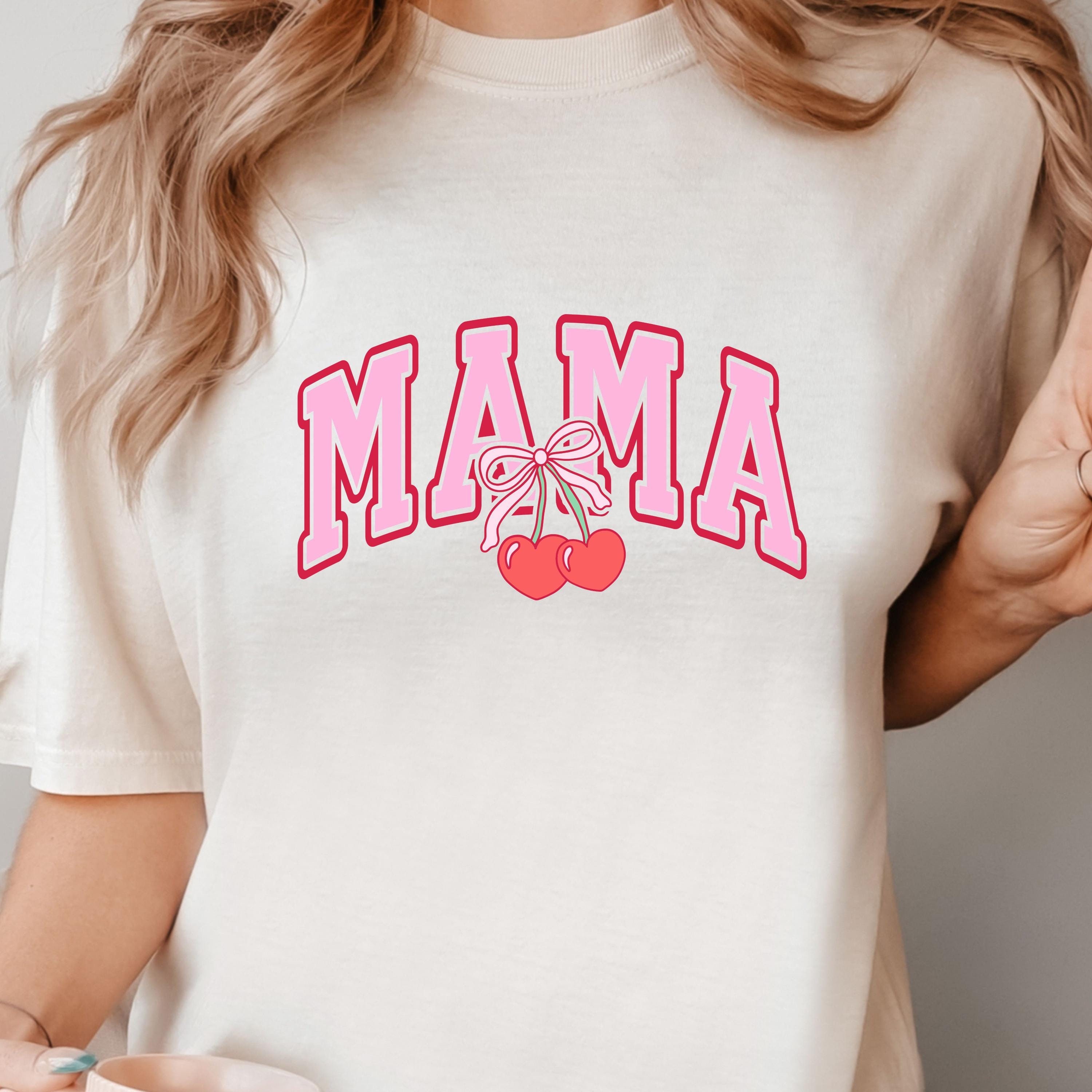 cherry mama t shirt with ribbon for mothers day cute mom shirt best mom ever gift for new moms and mothers zalyr scaled