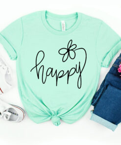 choose happy shirt womens inspirational tee positive happiness t shirt for moms and everyday wear k06wx