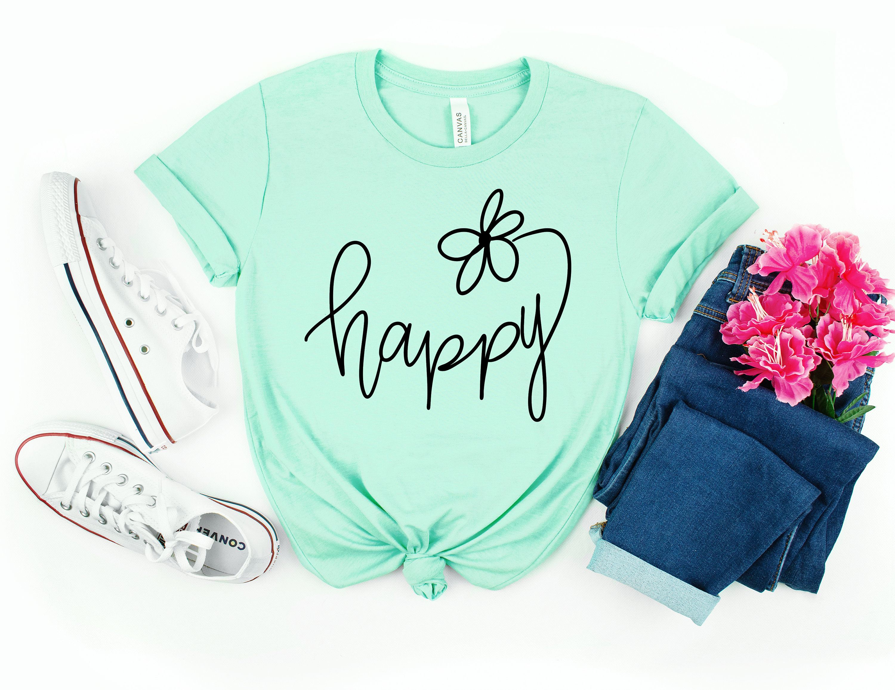 choose happy shirt womens inspirational tee positive happiness t shirt for moms and everyday wear k06wx scaled