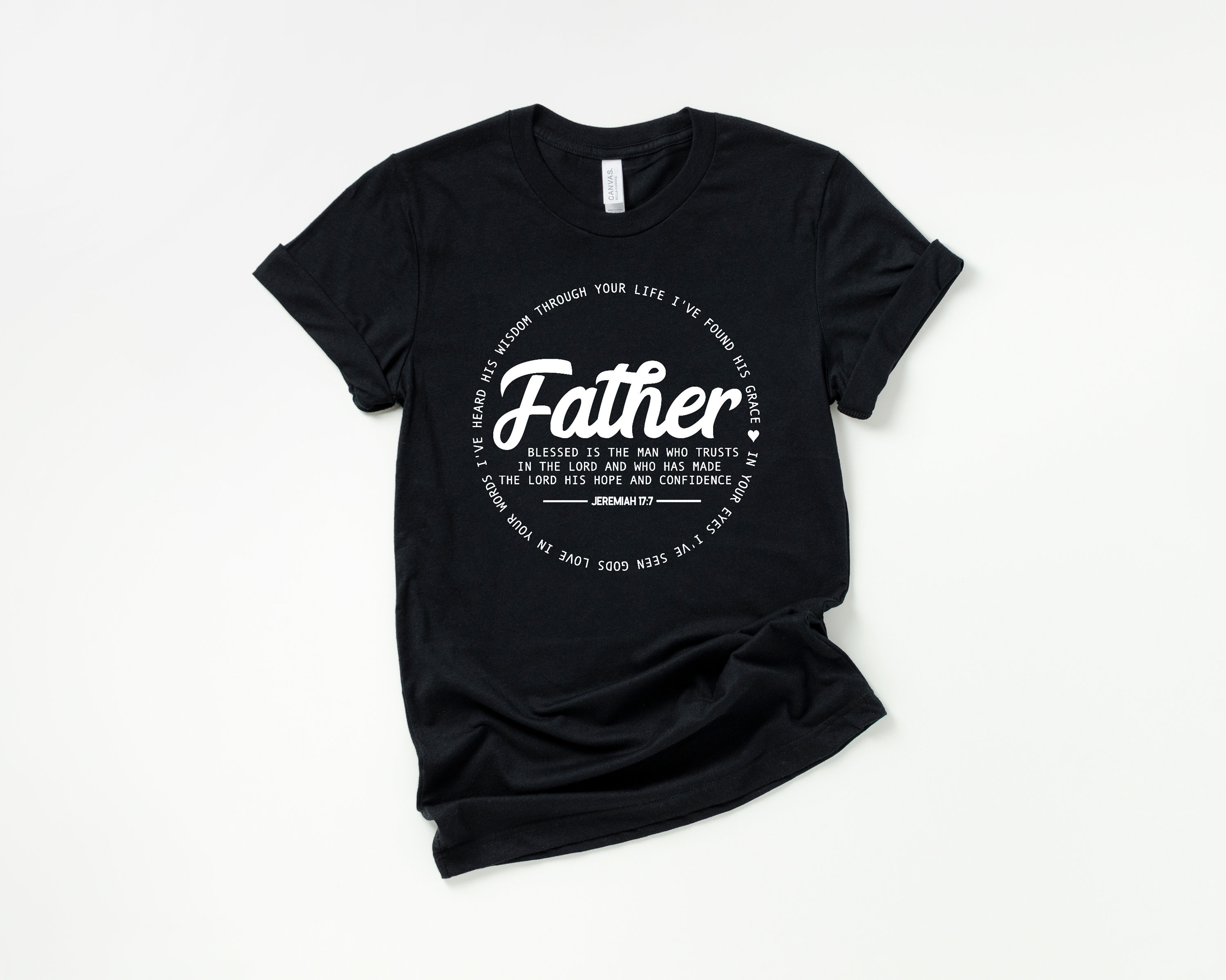 christian fathers day shirt jeremiah 177 dad shirt with inspirational saying unique gift for dads lzrgs scaled