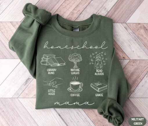 christian homeschool mom sweatshirt funny t shirt for home school teachers unique birthday gift for homeschoolers caw0s