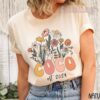coco shirt for new grandmother wildflowers design promoted to coco est 2024 plus size pregnancy announcement shirt zxtft