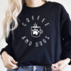 coffee and dogs sweatshirt for women dog mama shirt funny mothers day gift cute mom life pullover j92qk