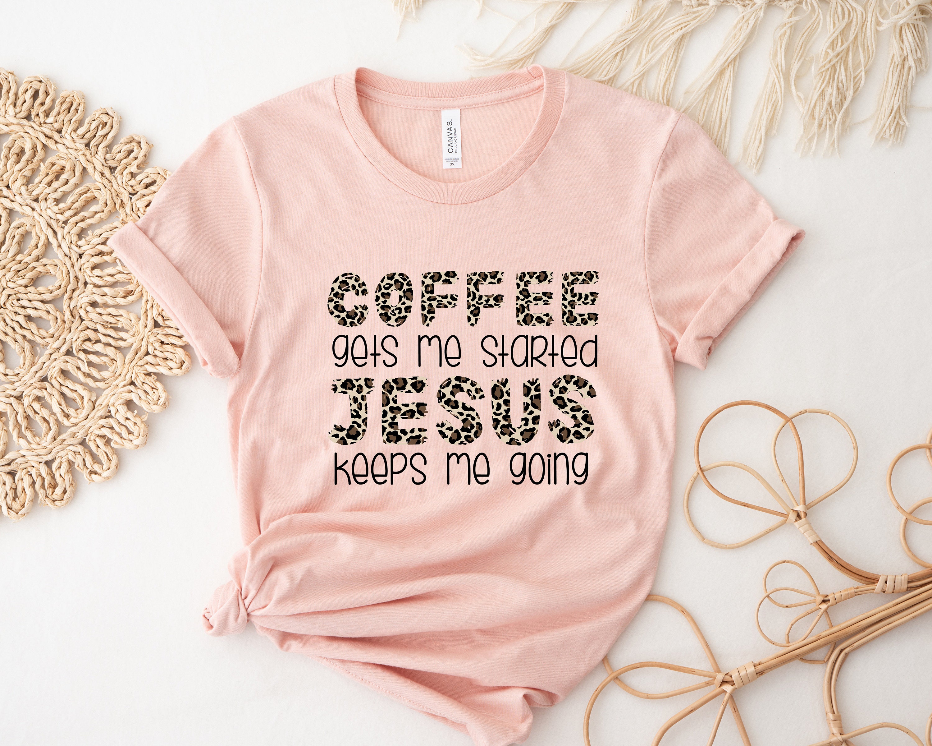 coffee and jesus t shirt for christians funny gift for best friends girlfriends and christmas celebrations gkstu scaled