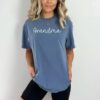 comfort colors grandma shirt for mothers day personalized nana gigi mimi granny tee pregnancy reveal gift plkxu