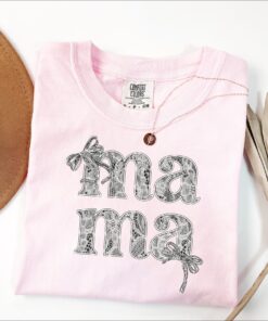 comfort colors mama coquette bow shirt cute mom shirt for mothers day pregnancy announcement mom to be birthday gift wnwtr