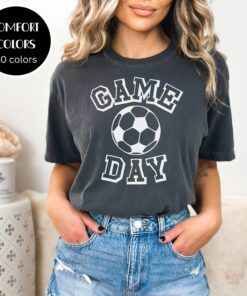 comfort colors soccer game day shirt for fans unique soccer life tee and gift for soccer players xq94l