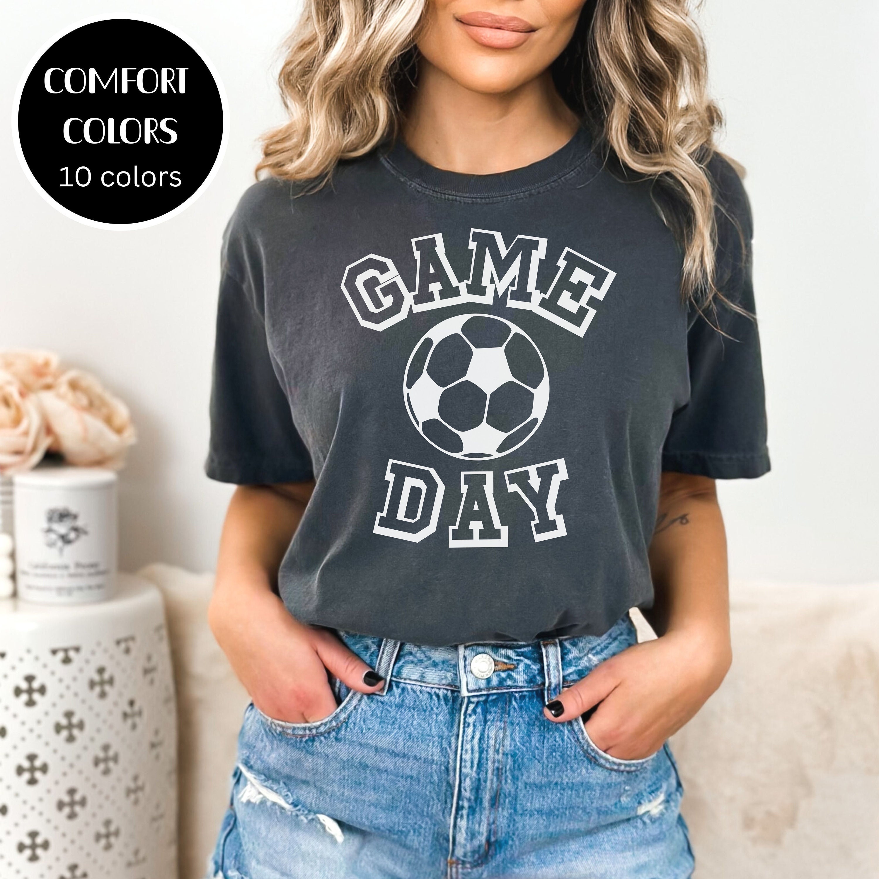 comfort colors soccer game day shirt for fans unique soccer life tee and gift for soccer players xq94l scaled