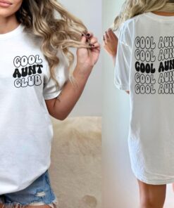 cool aunt club pregnancy announcement shirt for new aunts mothers day gift future auntie t shirt qpeyi