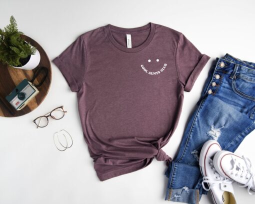 cool aunt club shirt best aunt ever t shirt unique gifts for aunts fun auntie apparel q2m22