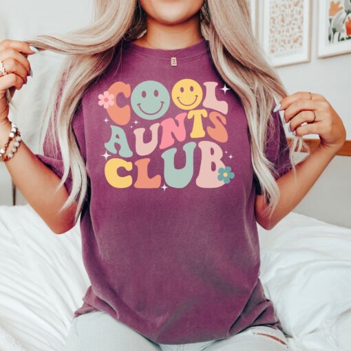 cool aunts club shirt for aunt birthday gift unique auntie t shirt new aunt gift sister gifts funny aunt shirts kwh3p