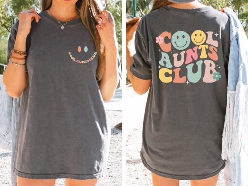 cool aunts club shirt for aunt birthday gifts cute auntie t shirt unique sister gifts new aunt gift ideas y26nd