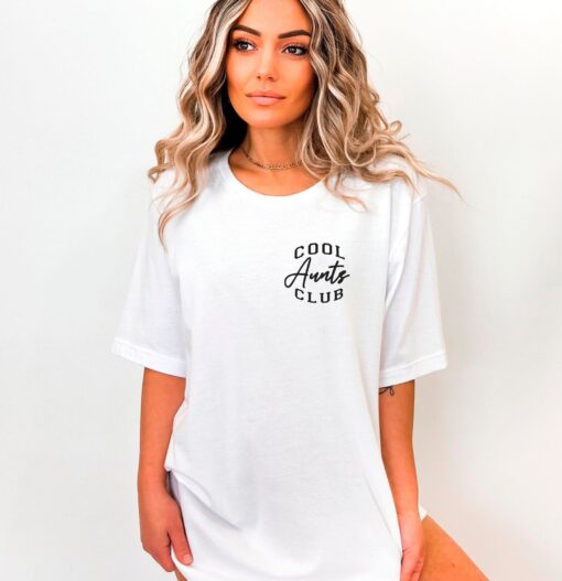 cool aunts club shirt for aunt life favorite aunt tee pregnancy announcement aunt t shirt unique aunt gift from niece 5sjv9