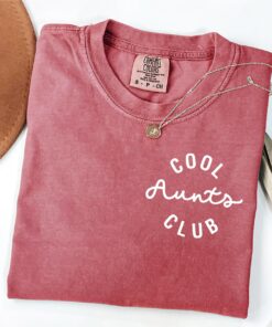 cool aunts club shirt for auntie cute aunt birthday gift mothers day gifts tia shirt unique aunt announcement shirt rs40w