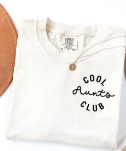 cool aunts club shirt for new auntie cute aunt announcement t shirt best gift for sisters and new aunts mlajd