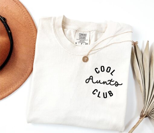 cool aunts club shirt for new auntie cute aunt announcement t shirt best gift for sisters and new aunts mlajd