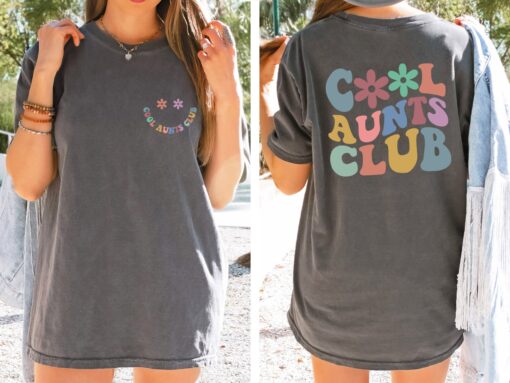 cool aunts club shirt funny aunt announcement cute aunt birthday gift mothers day gifts for auntie i6gbo scaled