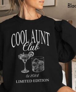 cool aunts club sweatshirt for future aunts best aunt ever shirt cute aunt gift unique aunt sweater dvfx0