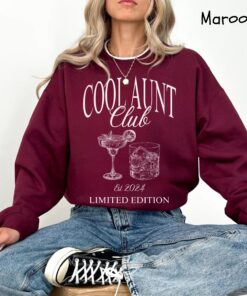 cool aunts club sweatshirt for future aunts funny aunt shirt best aunt gifts cute aunt sweater s22qf