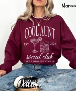 cool aunts club sweatshirt for future aunts funny aunt shirt unique aunt gifts cool aunt apparel n4dzu