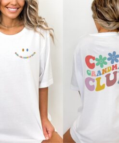 cool grandma club shirt retro grammy t shirt for mothers day birthday gift grandma to be shirt unique grandmother apparel fhpoc