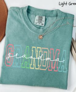 cool grandma shirt for new grandma announcement personalized grammy gift cute mimi nana tee mothers day shirt jsf19