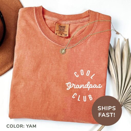 cool grandpas club shirt for fathers day best grandpa gramps shirt personalized gift from grandkids hmvvb