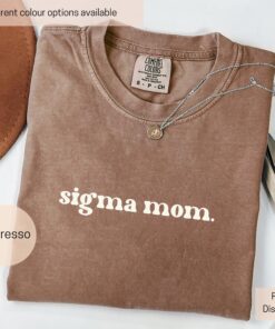 cool mom shirt with gen z slang minimalist sigma mom tee for mothers day and mom appreciation gifts brp22