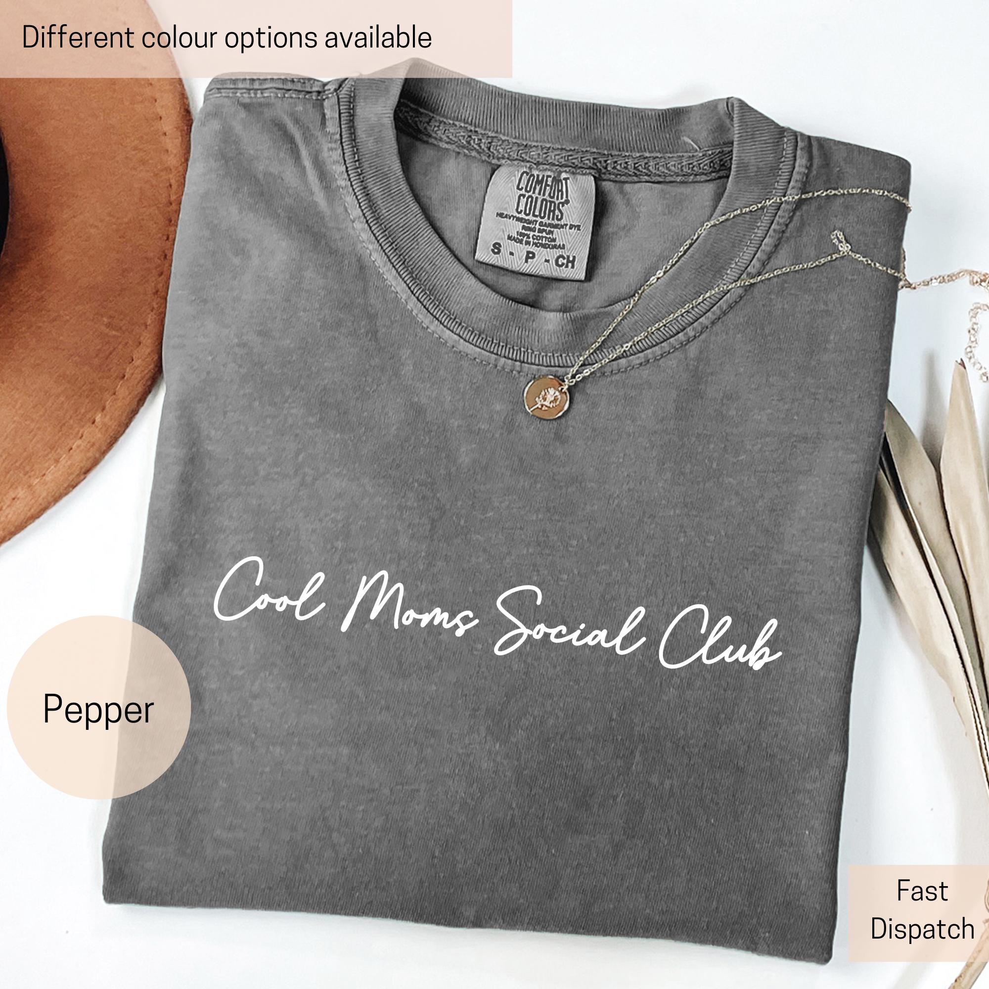 cool mom social club shirt for moms minimalist cute mom t shirt ideal for mothers day gifts and everyday wear slcme