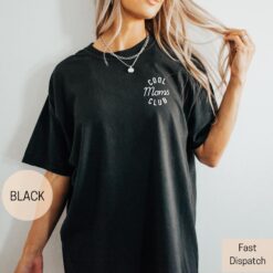 cool moms club shirt for mom life minimalist cute mom shirt and trendy mothers day gift lrcsr