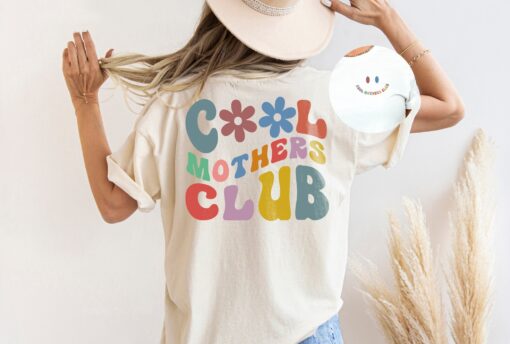 cool moms club t shirt for mothers day first time moms groovy pocket tee best mom ever shirt funny mom life top juquv