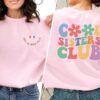 cool sisters club sweatshirt cute sister birthday gift sister club shirt stylish sisters sweater for sibling bonding dyzbb