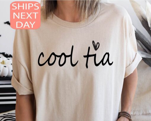 cool tia shirt for new aunts cute tia tee unique aunt shirt gift for tia stylish t shirt for aunts dw8tl