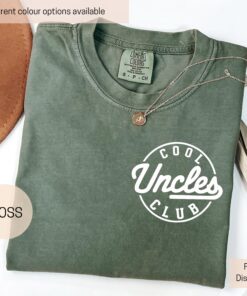 cool uncle club shirt for men best uncle gift for birthday or any occasion unique uncle t shirt in comfort colors 6hax3