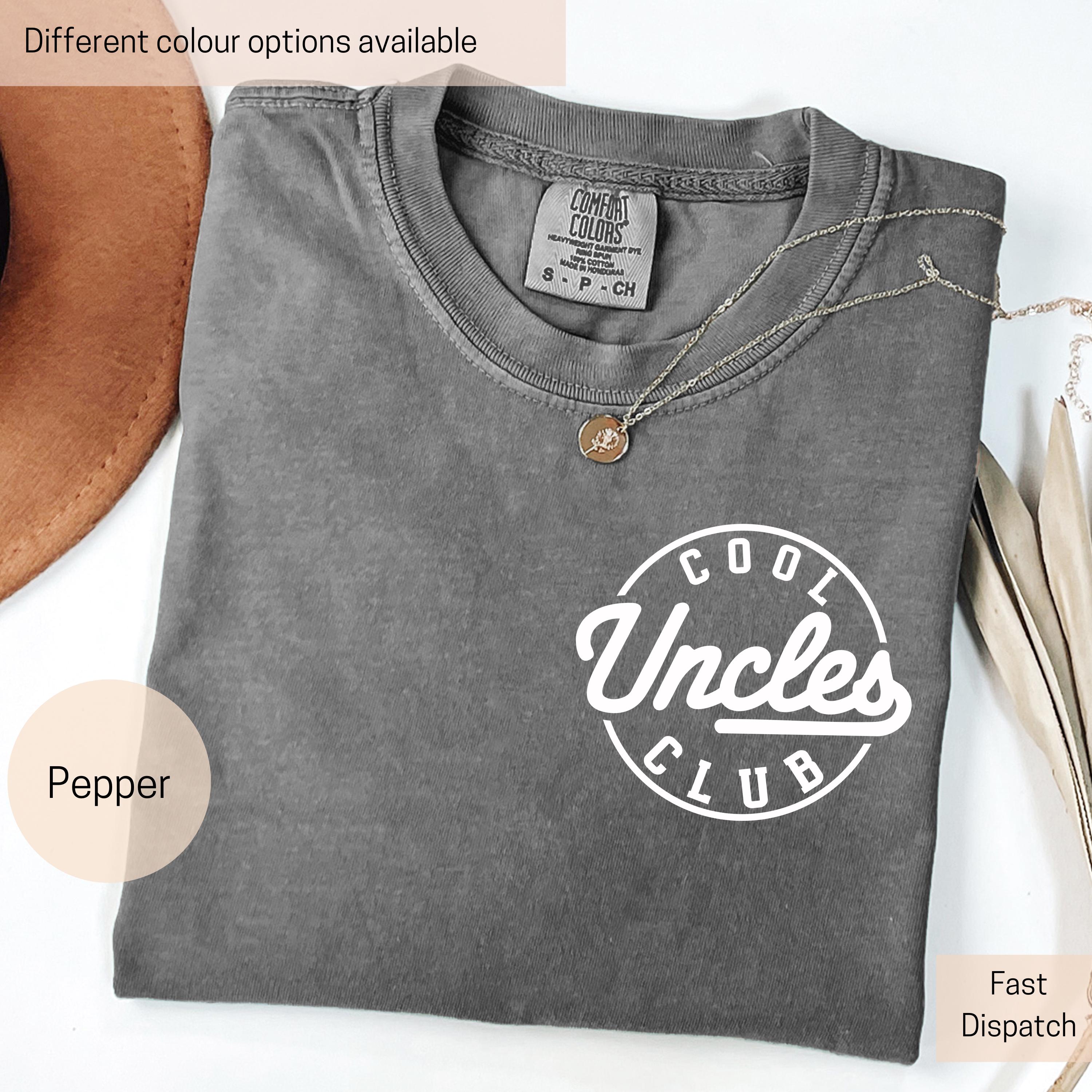 cool uncle club shirt for men best uncle gift for birthday or any occasion unique uncle t shirt in comfort colors 7qwrx scaled