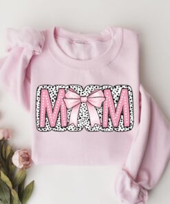 coquette pink mom sweatshirt best mom ever shirt trendy mothers day gift funny mom life apparel a5vr7